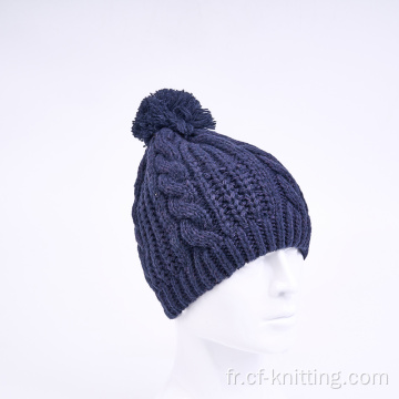 Chapeau tricoté chaud d&#39;hiver pour adultes